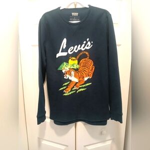 Levi's Men's Black Crewneck Sweater Size Large *Like NEW**